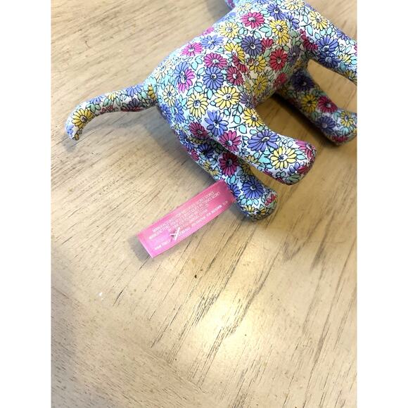 VTG Y2K Victorias Secret Dog Floral Flower LOVE Daisy Stuffed Animal Mini 2009 - Picture 9 of 12
